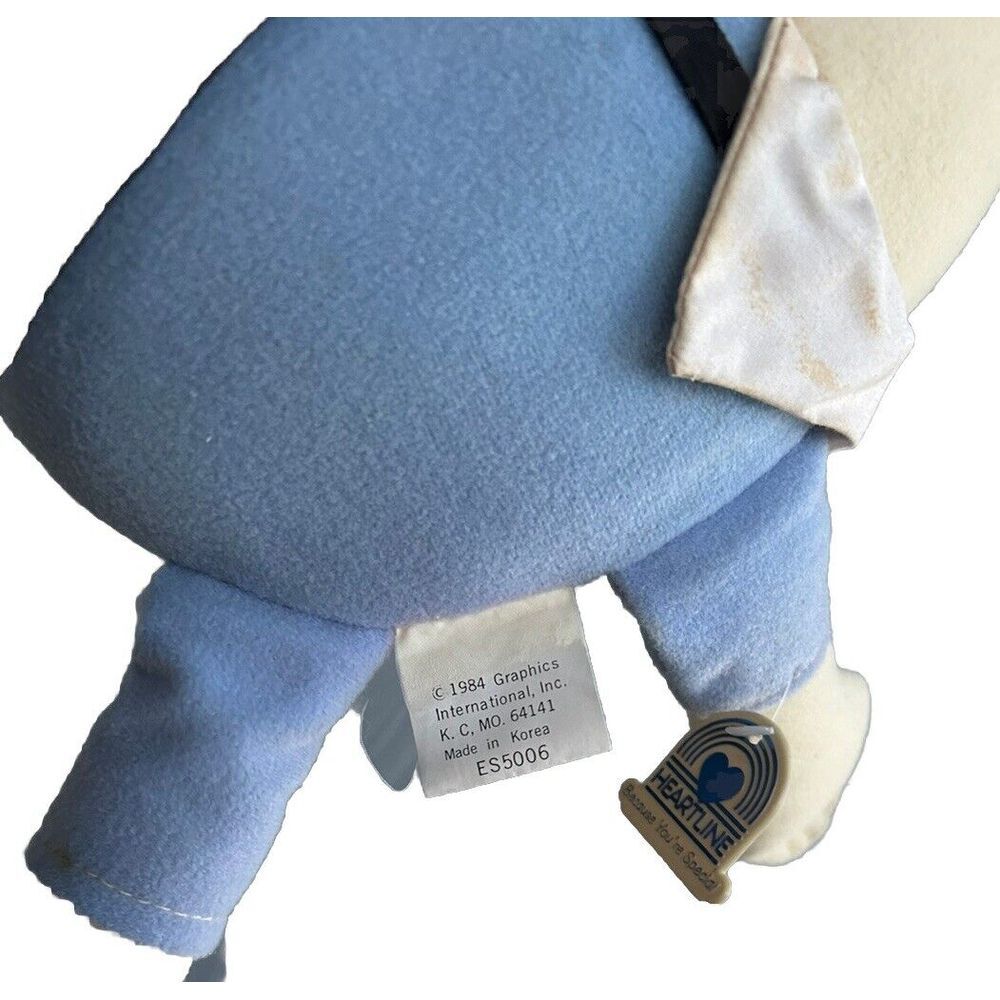 Humpty Dumpty Vintage Plush 1984 Korea - by Graphics International 15" With Tag - Picture 3 of 4
